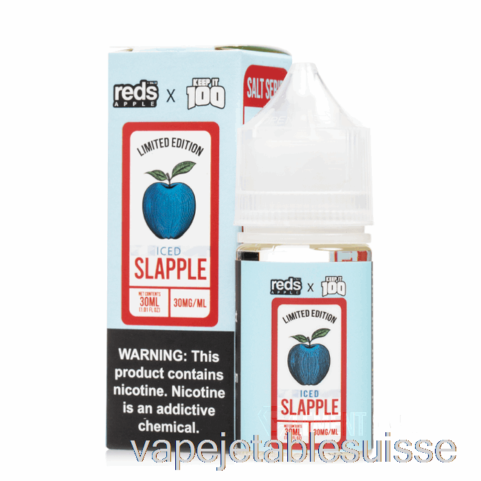 Vape Suisse Iced Slapple - 7 Daze X Keep It 100 Sels - 30ml 50mg